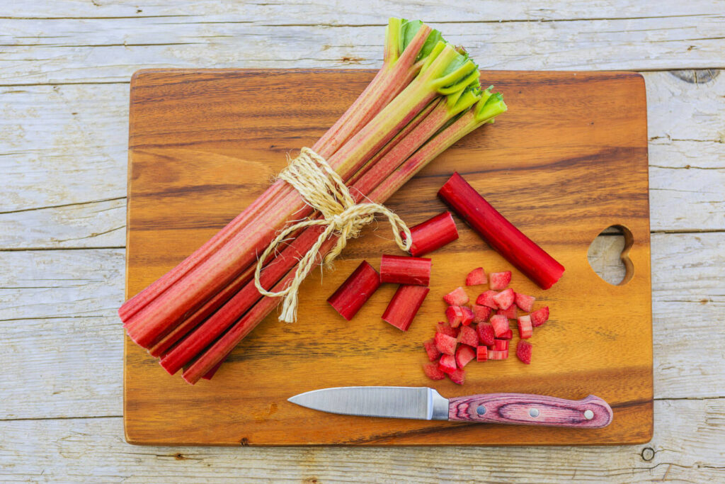 Rabarber van Wulms Asperges uit het Limburgse Kessel